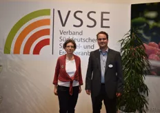 Die stolze Organisatoren der Messe: Isabelle Bohnert und Simon Schumacher des VSSE