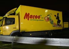 Ein LKW der Ostdeutschen Großhandelsfirma Macoo