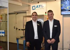 Oliver Oberkirsch und Markus Theres der ATS GmbH, spezialisiert auf innovative Banderoliermaschinen