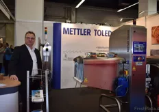 Michael Kühn der Unternehmensgruppe Mettler-Toledo bringt u.a. Waagensysteme und Analyseinstrumente auf dem Markt