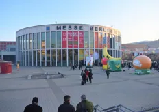Der Eingang des Berliner Messezentrums.