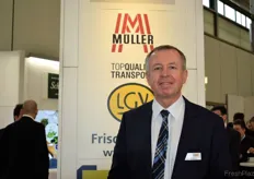 Geschäftsführer Fritz Müller des gleichnamigen Transportunternehmens.