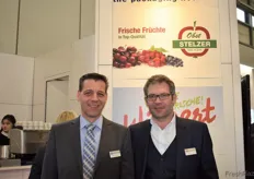 Michael Wehofer und Maximilian Stelzer der Stelzer Obsthandelsgesellschaft.
