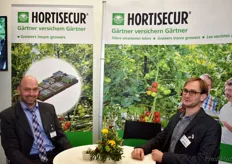 Florian Strobel und Alexandre Druhen der Hortisecur Gartenbauversicherung.
