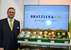 Thorsten Blasius des Handelsunternehmens Bratzler & Co. Die Firma hat sowohl eine deutsche als auch eine niederländische Niederlassung.