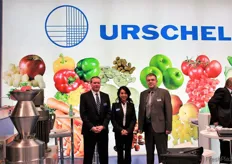 Alan Major, Bianca und Martin Becker von Urschel Deutschland GmbH