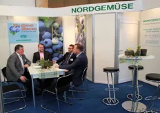 Seit mehr als 20 Jahren auf der Fruit Logistica vertreten: die Nordgemüse Krogmann GmbH mit Wilhelm Krogmann, Christian Steen, Marc Wöstenkühler und Mathias Hundhausen