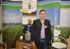 Michael Ebner am Stand der Bejo Samen Saatgutberatung und -Vermarktung