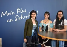 Die Vertretung der Firma Plattenhardt & Wirth: Inna Moderegger, Jasmin Baumann und Doris Dickler