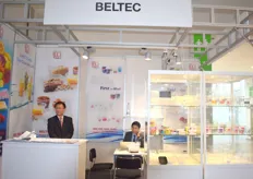 Der Stand der Firma Beltec Sdn aus Maleisien, Hersteller von Produkten aus polypropylen