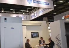 Der Stand der Firma Frigor Box, spezialisiert auf Kälte- und Tiefkühltechnik