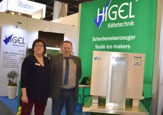 Valeria und Hartmut Higel des gleichnamigen Unternehmens mit Hauptsitz in Kehl. Die Spezialität der Firma ist die Entwicklung höchst moderner Kühlanlagen