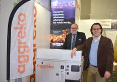 Das Team des Kühltechnik-Spezialisten Aggreko: Michael Tuda und Andre Freitag