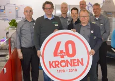 Kronen existiert 40 Jahre. Der neue Partnerbetrieb Synergy Systems aus den Niederlanden ist deutlich zufrieden mit dieser zuverlässiger Marke.