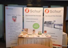 Auch die Firma Schur - Lieferant von hochwertigen Verarbeitungslinien - ist mit einem eigenen Stand auf dem Forum vertreten.
