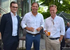 Carlo und Mathias Dürbeck (Dürbeck GmbH) im Gespräch mit Herrn Dirk Salentin - Geschäftsführer Biofruit GmbH (rechts).