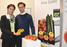 Frau Carolin Metzger (Global Produce) und Daniel Wandersleb (Innovationsmanagement) vertreten die Firma BayWa