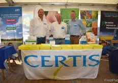Friedbert Daniels, Norbert Jacobs und Andreas Meyer der Firma Certis.