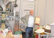 Hans Grips der cartomat GmbH mit Sitz in Willich hat allen Grund froh zu sein. Die Begeisterung für die biologisch abbaubare Verpackungslösung cartoPaper war nämlich sehr groß.