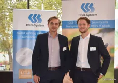 Werner Krauss und Florian Zaugg vertreten das CSB-System, eine hochwertige Software-Lösung für den Fruchthandel.