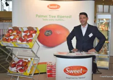 Manfred van der Vlag der Firma Sweet Fruits hat sich zum Ziel gesetzt die Mangovarietät Palmer weiter zu promoten.