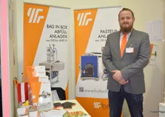 Fabian Machtlinger der Fruittech GmbH. Das neuste Verfahren im Katalog des österreichischen Unternehmens ist die Big-Bag-Abfüllanlage. Die Zielgruppe umfasst u.a. Hofläden, mittelständische Handelsbetriebe sowie Selbstversorger.