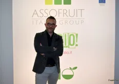 Salvatore Pecchia am Stand der Asso Fruit Italien.