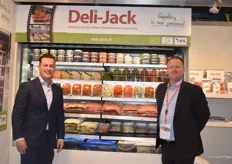 Bas Klootwijk und Ronny Ketelaar (Ansprechpartner D-A-CH-Länder) von DeliJack. Das Unternehmen liefert vorwiegend Bestandteile für Convenience-Produkte und Feinkost-Artikel. 