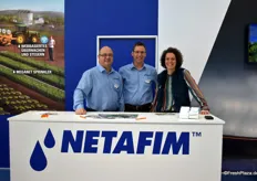 Die Firma Netafim mit Kai-Uwe Eisenhut, David Traub und Gabriele Nold.