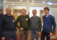 Jürgen Garst (Garst Landwirtschaft), Harald Taday (Biogut Schlosser GbR), Valentin Beckmann (Maurer Parat GmbH) und Dietmar Kaufhold (Maurer Parat GmbH)