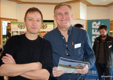 Andreas Kurtz (Bayer Crop Science Division; Monsanto Agrar Deutschland GmbH) und Milan Riha (Bayer Crop Science)
