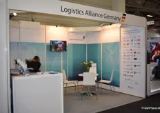 Der Stand von Logistics Alliance Germany.