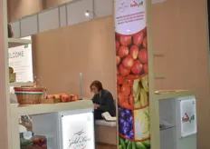 Die beiden Exportfirmen Zöld Kert und FruitVeb sind am ungarischen Gemeinschaftsstand vertreten.