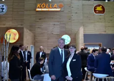 Am Stand der Firma Kölla: Catrin Lauf und Marc Nikolai