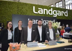 Am Stand der Landgard: Anne Baumert, Marisa Barth, Armin Rehberg, Labinot Elshani und Julia Jost.