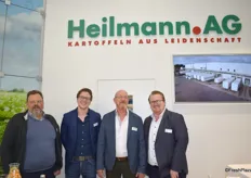 Die Vertretung der Heilmann AG: Lutz Heilmann, Clemens Heilmann, Mike Wiegand und Steffen Heilmann. 