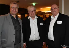 Udo Müller (Kartoffel & Agrarhandel Müller GmbH & Co. KG), André Tekelenburg (HZPC) und Heinz-Josef Hüsgen (stellvertretender Geschäftsführer bei Tolls Kartoffelhandel GmbH & Co. KG.)