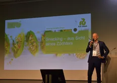 Jan Doldersum von Rijk Zwaan zeigt neue Trends in der Snacking-Branche. 