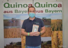 Quinoa aus Bayern gab es am Stand von Thomas Knab zu sehen. 