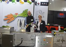 Dietmar Baumeister und Sylvia Segeler von Erich Baumeister GmbH stellten erstmalig gemeinsam mit dem französischen Partner ARC aus. 