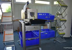 Eine Gemüseverarbeitungsmaschine der Firma FOODCONS GmbH & Co. KG