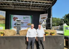Ferdi Buffen und Karl-Josef Dammer des veranstaltenden Kartoffelhandelshaus Weuthen. 