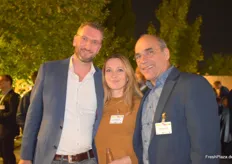 Felix Sperl (Cobana GmbH und Co. KG), Isabelle Milek (Fruchtimport vanWylick GmbH) und Ekkehard Knabe (Cobana GmbH und Co. KG)