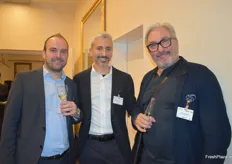 Marco Migliore (REWE Group Buying GmbH), Carlos Alvaro Benito (Oda Germany GmbH) und Stephan Weist (REWE Group Buying GmbH)