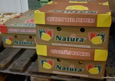 Qualitätspaprika der Marke Natura