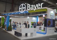 Der Bayer-Konzern stellt zusammen mit seinen Tochterunternehmen aus.