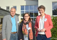 Henning Niemann (Verarbeiter- und Handelsberater bei KÖN), Sabrina Skott (Kompetenznetzwerk Ökolandbau Niedersachsen) sowie Carolin Grieshop (Geschäftsführerin vom KÖN)