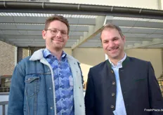 Martin Haunz (Vermarktungsgesellschaft Bio-Bauern mbH) und Josef Förg (Biolandhof Hatzl)