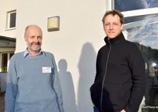 Landwirt Heinrich Meier Köpke und Tom Hollander vom Landkreis Hameln-Pyrmont