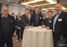 Daniel Pitton (Visar Sorting), Wilhelm und Jan Stemmann (Stemmann Kartoffel), Stephan Bolderer und Oliver Werner (Upmann Verpackungstechnik GmbH)